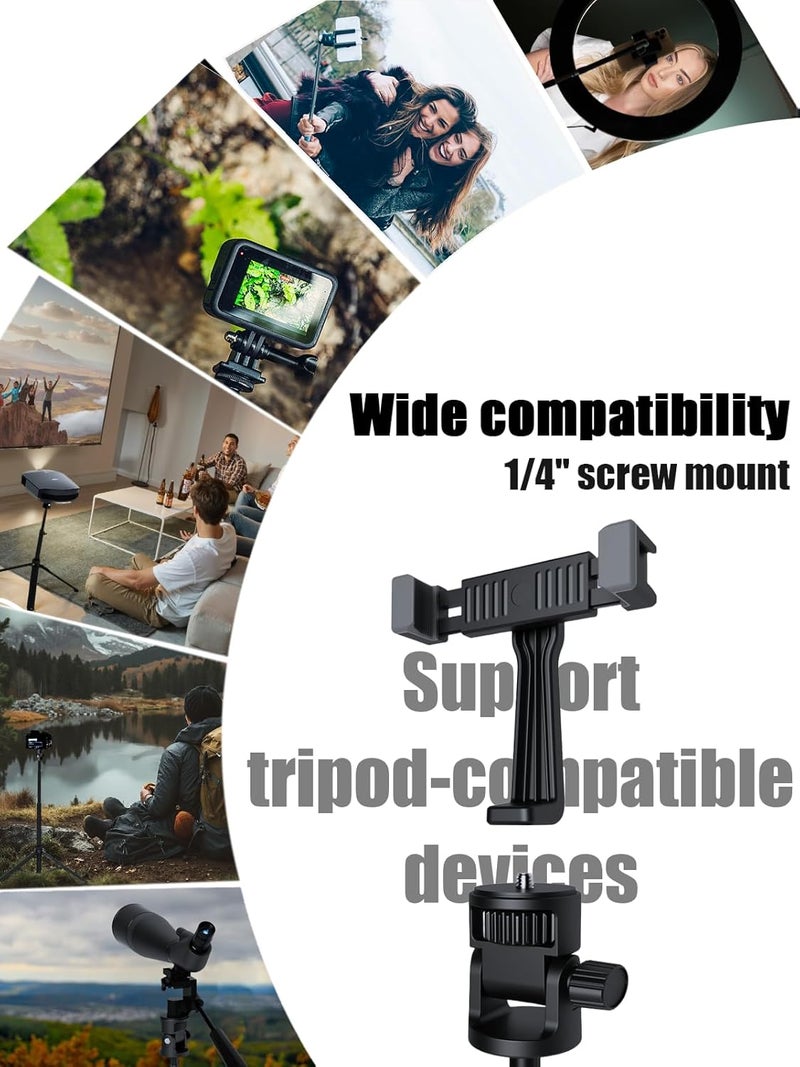 Jishane 70" Tripod for Camera and iPhone, Extendable Selfie Stick Gopro Tripod with Action Camera Adapter, Compatible with GoPro Hero 13/12/11/10 DJI OSMO Pocket 3 Insta360 - Image 2